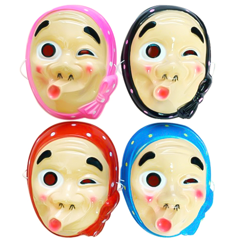 ひょっとこ　お面 □完売□お面 ひょっとこ（4色アソート） ITOOM64036