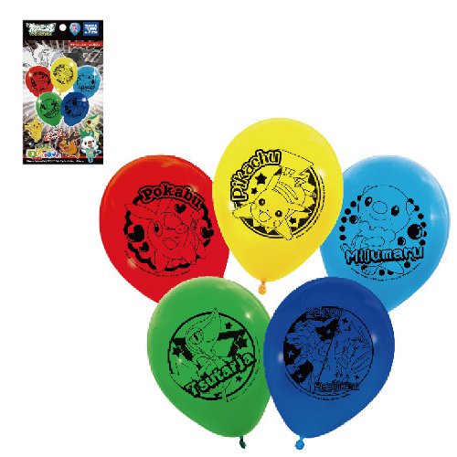 □完売□キャラクター風船 ポケモンベストウィッシュ（5入） TKR10374