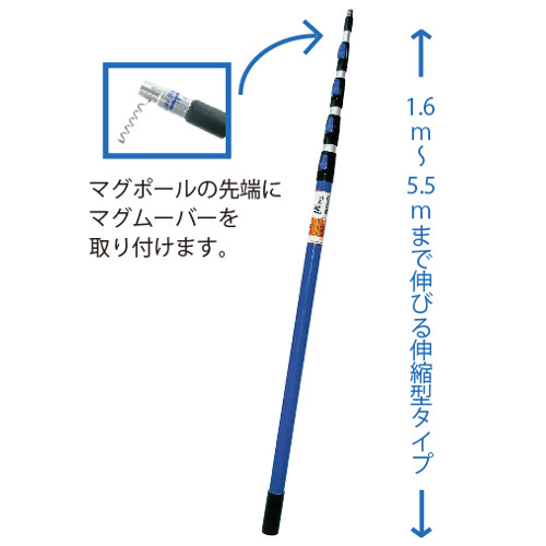 ���ޥ��ݡ�����(1.6m��5.5m)��MAG18000�������ϰ�