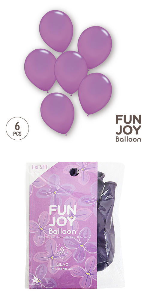 �����䢣FUNJOY Balloon 25cm�ݷ��饤��å�6������FJB24274