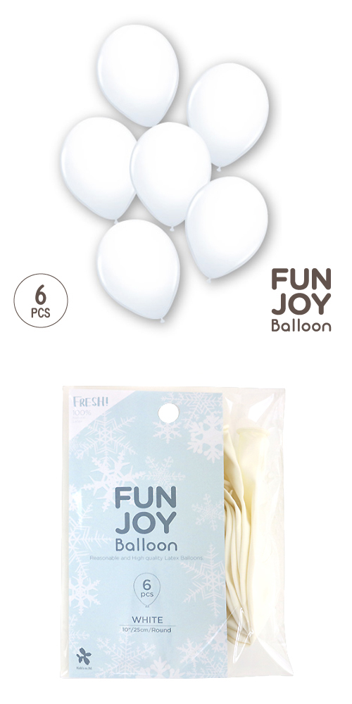 �����䢣FUNJOY Balloon 25cm�ݷ��ۥ磻��6������FJB24792