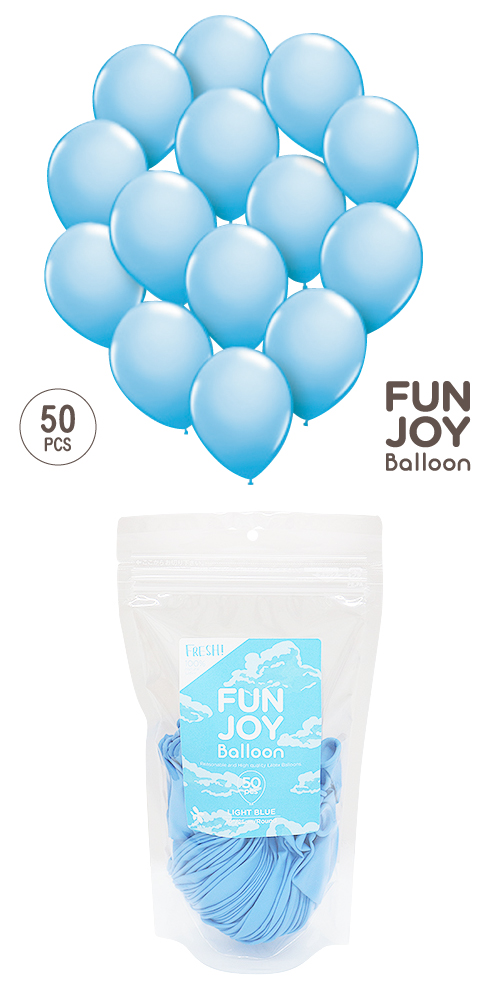 �����䢣FUNJOY Balloon 25cm�ݷ��饤�ȥ֥롼50������FJB24799